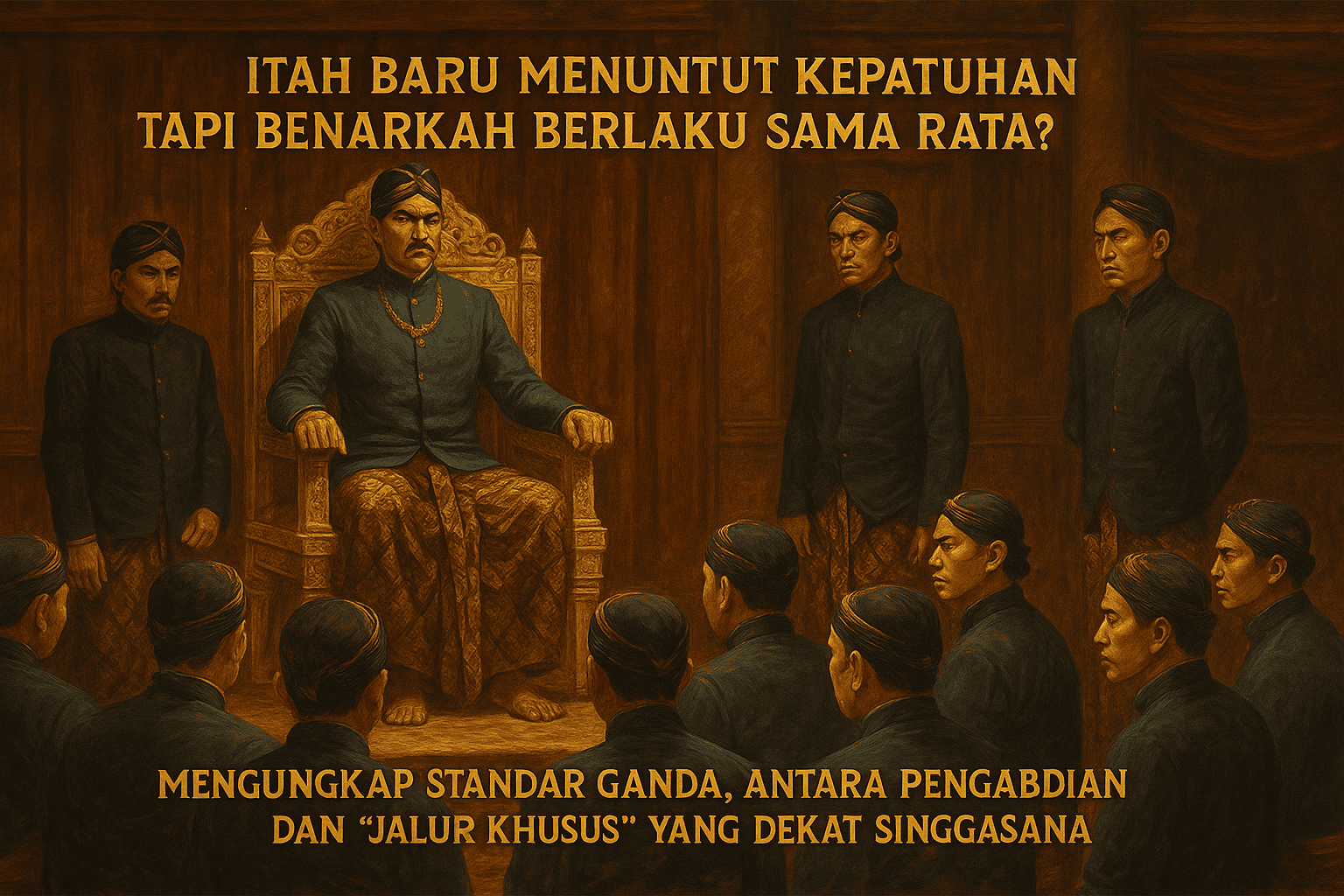 Tata Krama Abdi Dalem: Kepatuhan Sejati atau Sekadar Pandai Sowan?